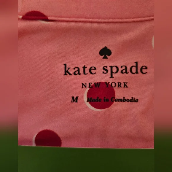 kate spade Pink and Red Dot Ladies Pajamas - Picture 4 of 5